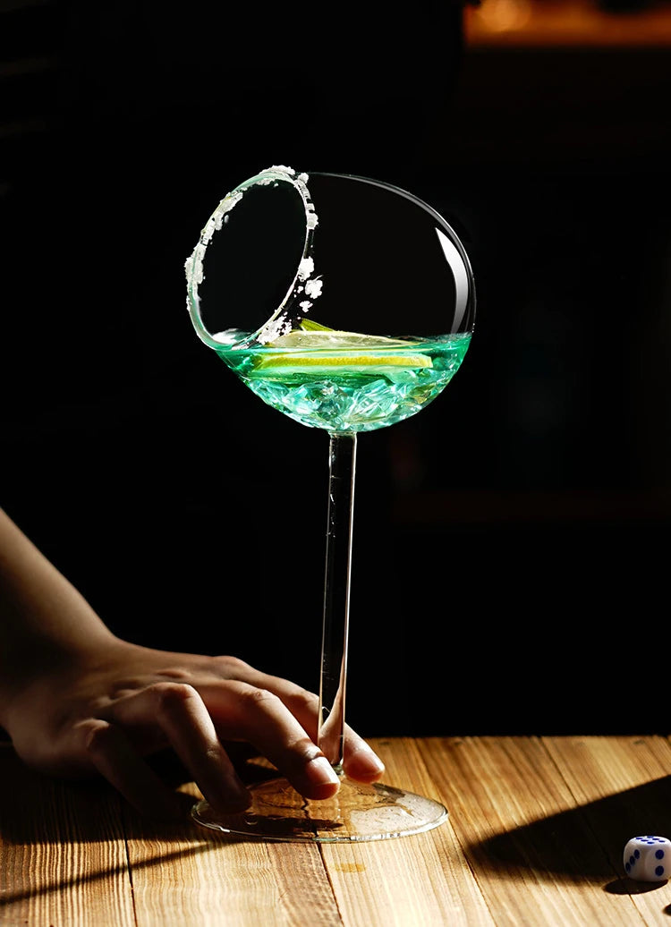 Creative Animal-Shaped Cocktail Goblet with Straw – Pufferfish, Octopus, Swan & Bird Design